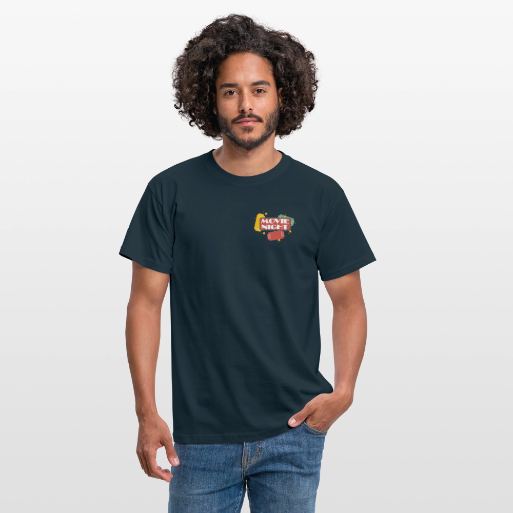 Männer T-Shirt Movie Night - Navy
