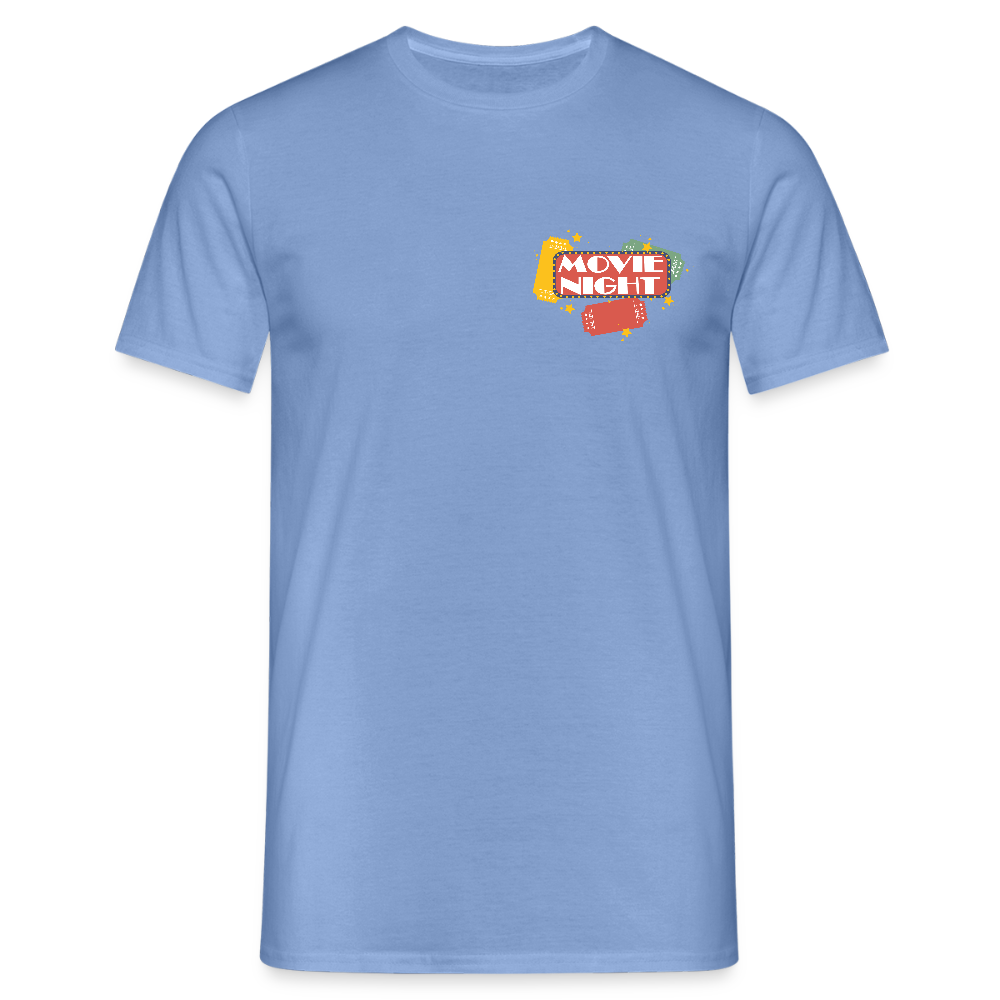 Männer T-Shirt Movie Night - carolina blue