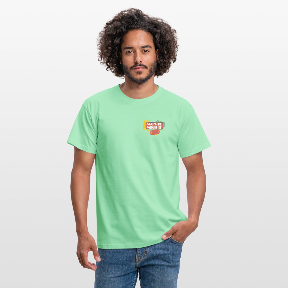 Männer T-Shirt Movie Night - Mintgrün