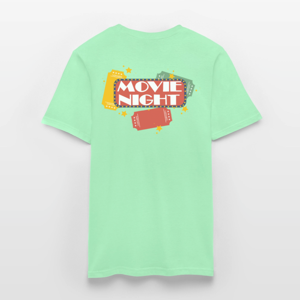 Männer T-Shirt Movie Night - Mintgrün