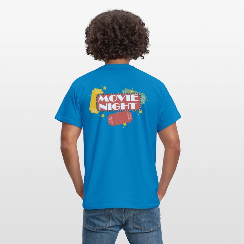 Männer T-Shirt Movie Night - Royalblau