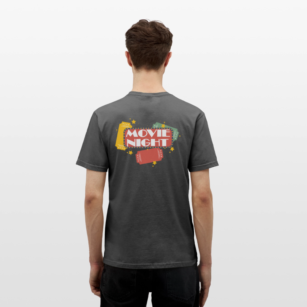 Männer T-Shirt Movie Night - Anthrazit