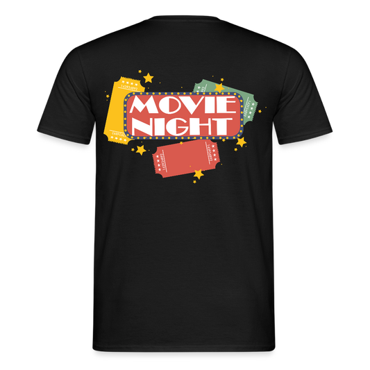 Männer T-Shirt Movie Night - Schwarz