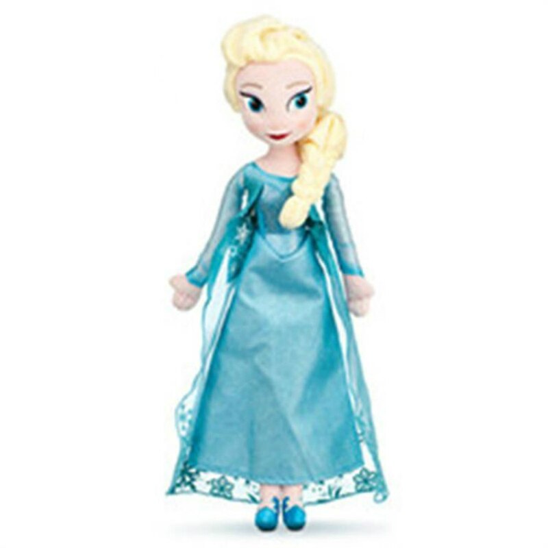 50 CM Frozen Anna Elsa Dolls Snow Queen Princess Anna Elsa Doll Toys Stuffed Frozen Plush Kids Toys Birthday Christmas Gift
