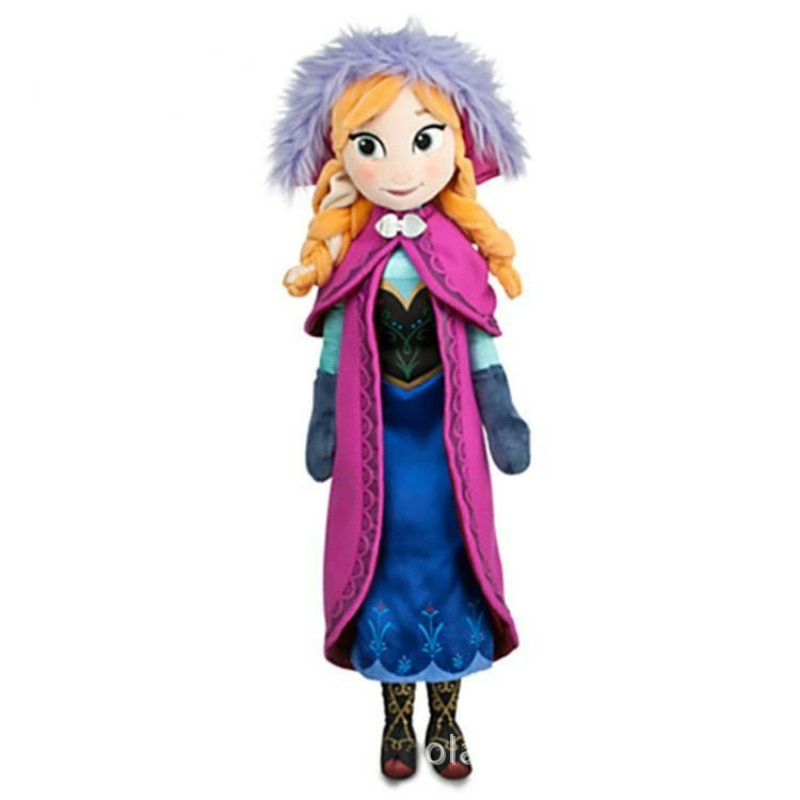 50 CM Frozen Anna Elsa Dolls Snow Queen Princess Anna Elsa Doll Toys Stuffed Frozen Plush Kids Toys Birthday Christmas Gift