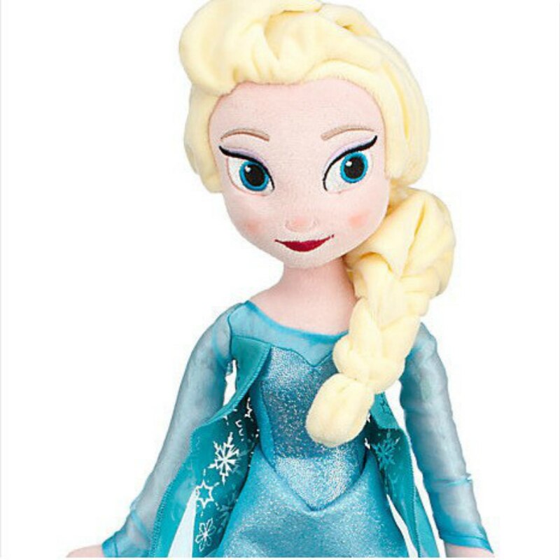 50 CM Frozen Anna Elsa Dolls Snow Queen Princess Anna Elsa Doll Toys Stuffed Frozen Plush Kids Toys Birthday Christmas Gift